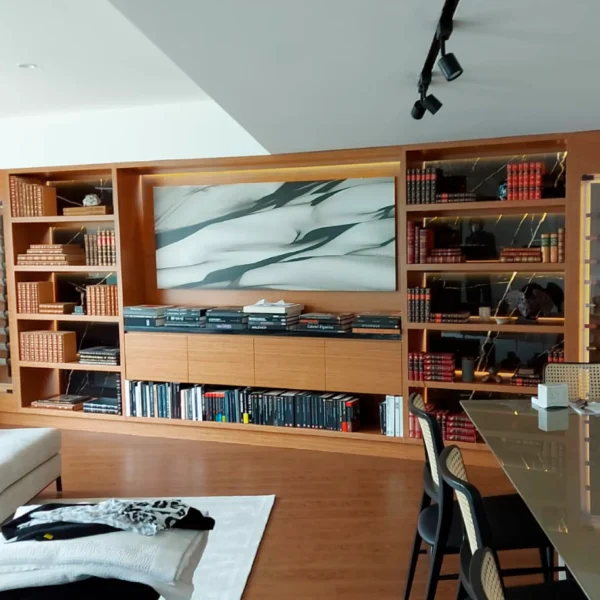 Mueble bar - vinero - biblioteca